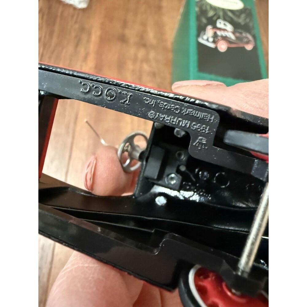 Hallmark Keepsake Club Edition 1996 Ornament, 1937 Steelcraft Auburn by Murray - Picture 6 of 7